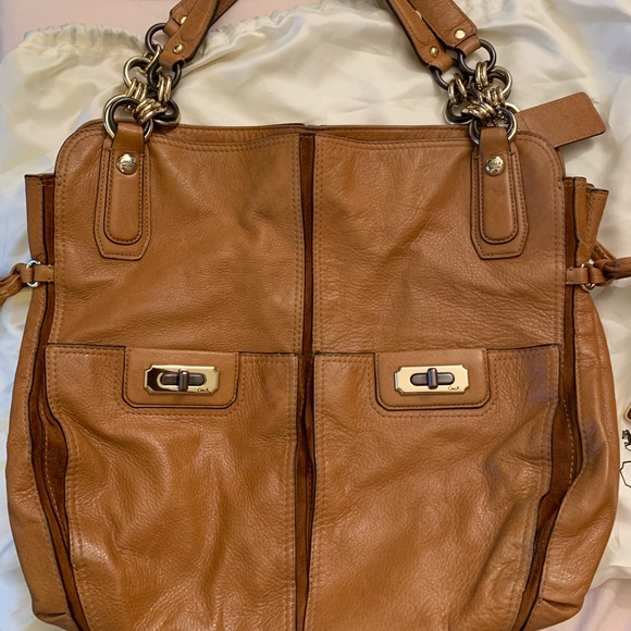 Lovely Natural Leather Coach handbag - Picture 1 of 8